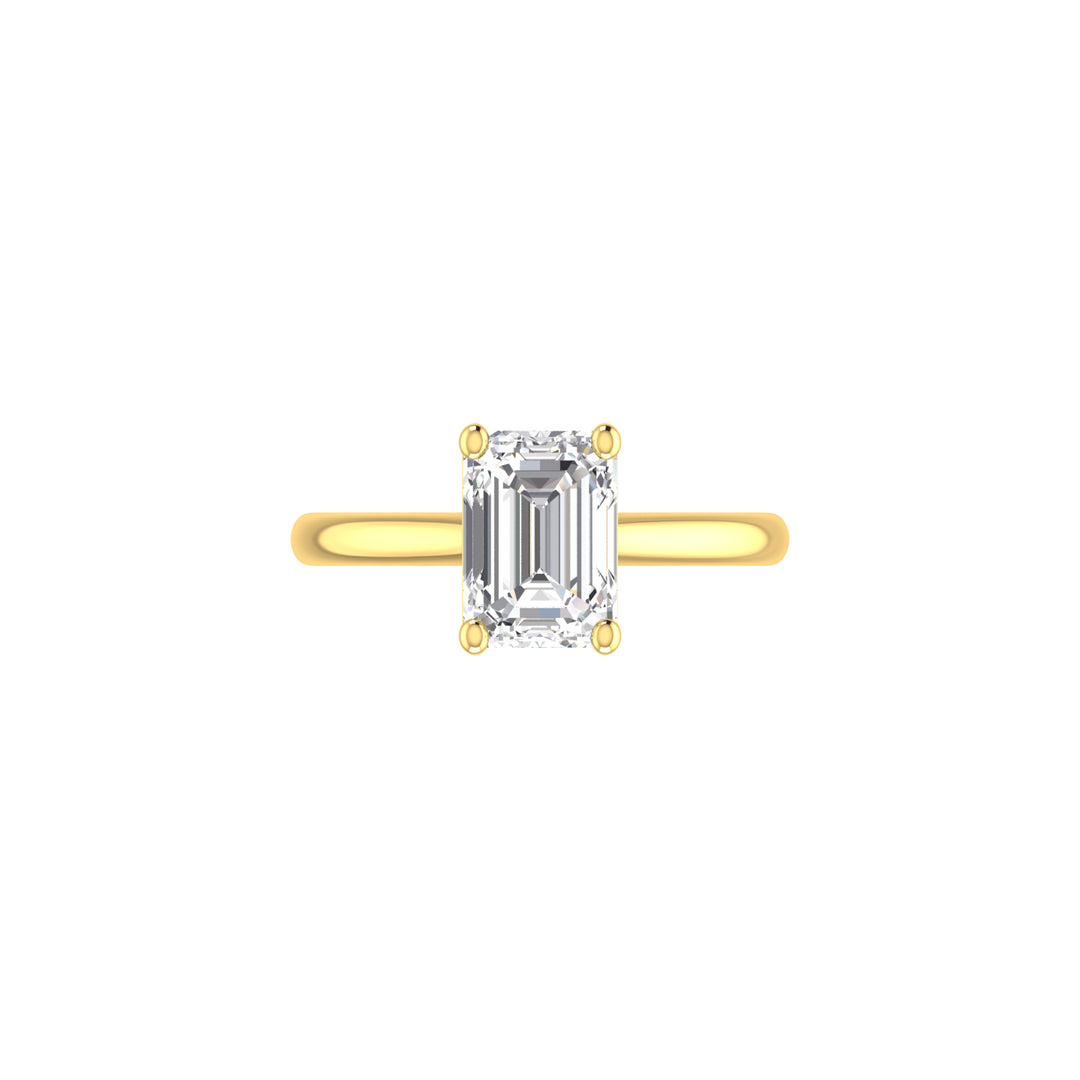 Louis Thompson Pretoria Ring 9K Yellow Gold with 2.00ct Lab Diamond