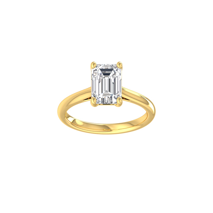 Louis Thompson Pretoria Ring 9K Yellow Gold with 2.00ct Lab Diamond