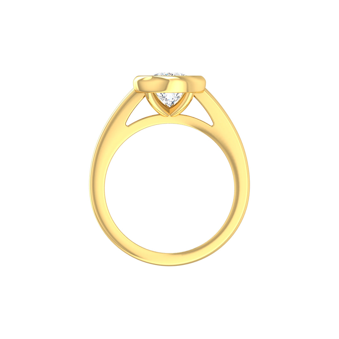 Louis Thompson Musina Ring 9K Yellow Gold with 2.00ct Lab Diamond