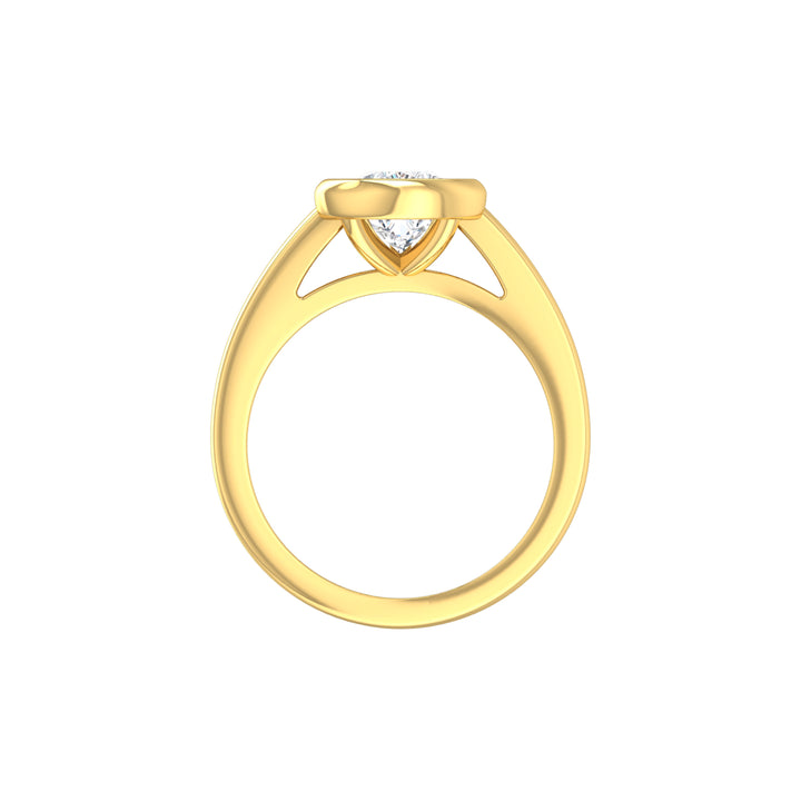 Louis Thompson Musina Ring 9K Yellow Gold with 2.00ct Lab Diamond