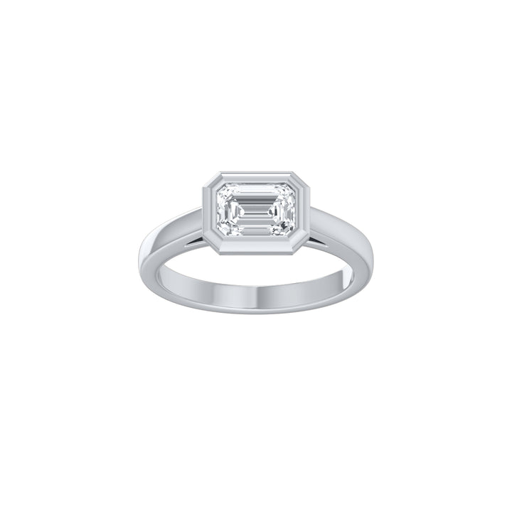 Louis Thompson Tembisa Ring 9K White Gold with 1.00ct Lab Diamond
