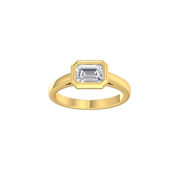 Louis Thompson Tembisa Ring 9K Yellow Gold with 1.00ct Lab Diamond