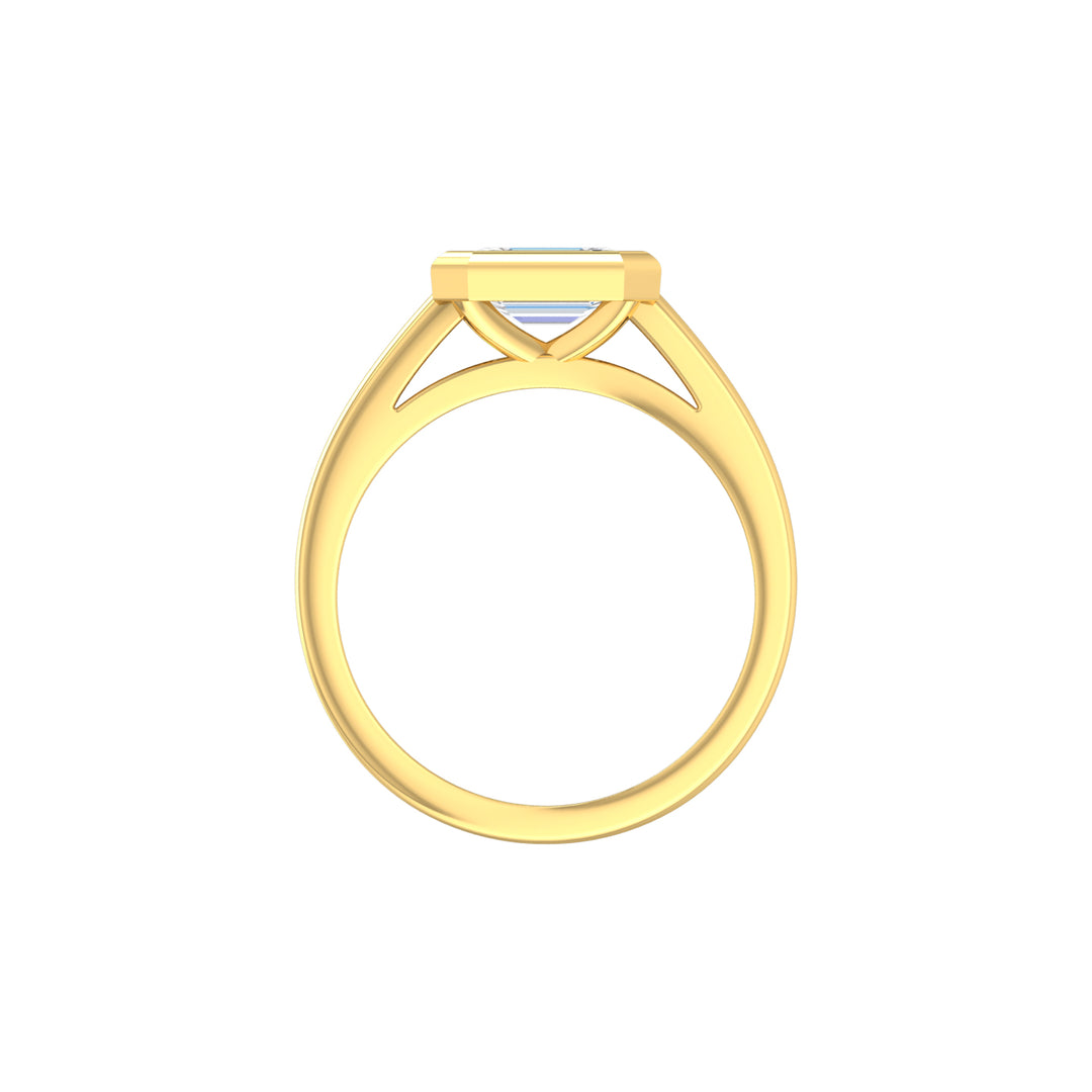 Louis Thompson Tembisa Ring 9K Yellow Gold with 1.00ct Lab Diamond