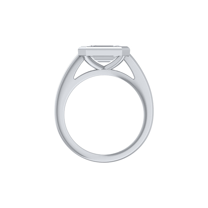 Louis Thompson Secunda Ring 9K White Gold with 2.00ct Lab Diamond
