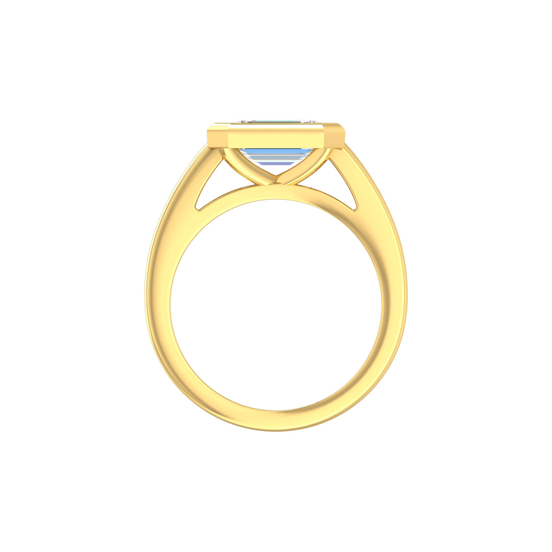 Louis Thompson Secunda Ring 9K Yellow Gold with 2.00ct Lab Diamond