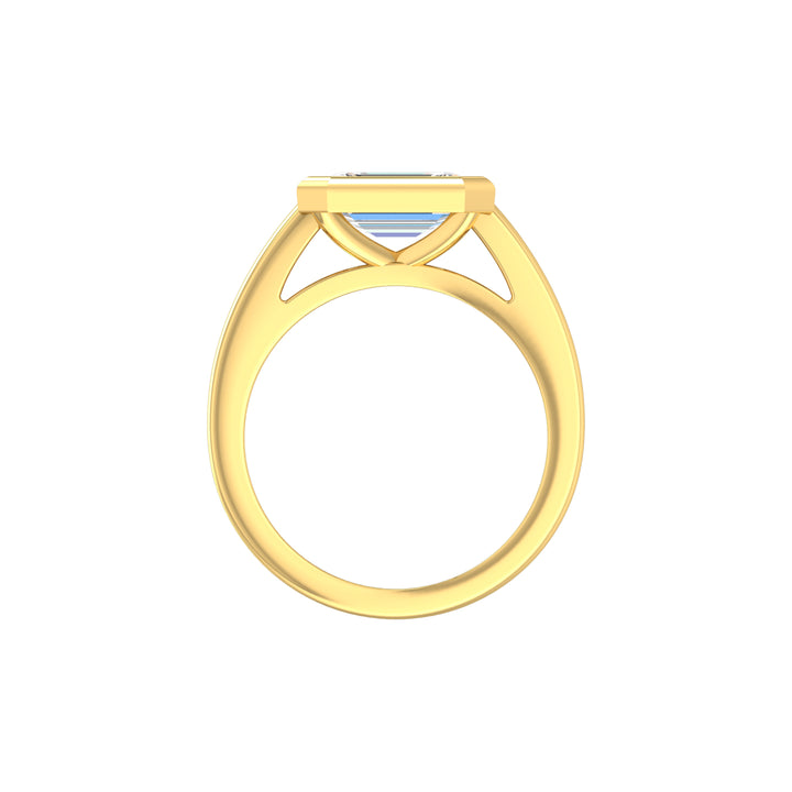 Louis Thompson Secunda Ring 9K Yellow Gold with 2.00ct Lab Diamond