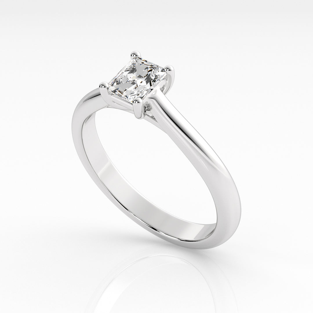 Louis Thompson Welkom Ring 9K White Gold with 0.50ct Lab Diamond