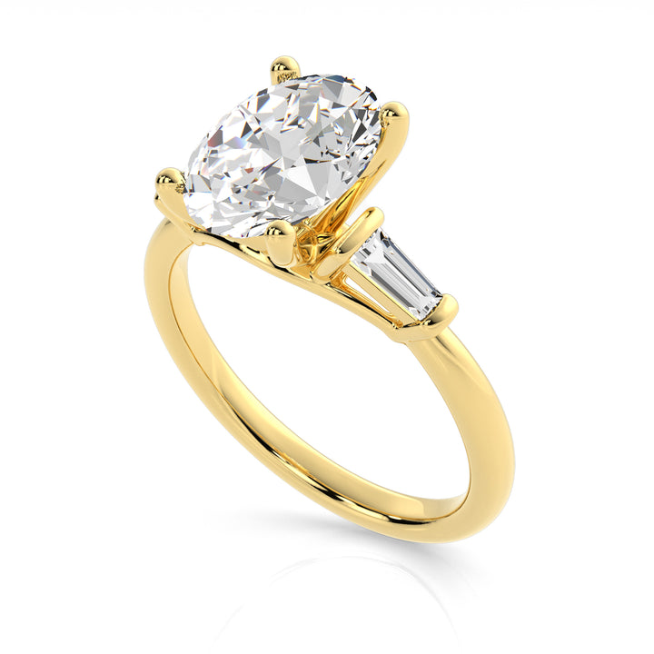 Louis Thompson Johannesburg Ring 9K Yellow Gold with 2.32ct Lab Diamond