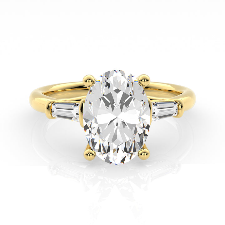 Louis Thompson Johannesburg Ring 9K Yellow Gold with 2.32ct Lab Diamond