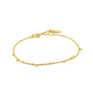 Ania Haie Gold Geometry Mixed Discs Bracelet