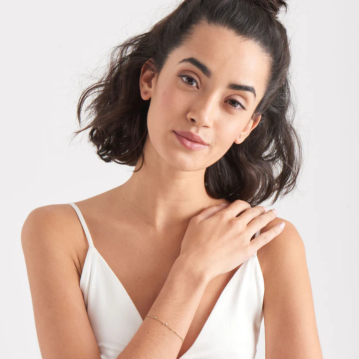 Ania Haie Gold Geometry Mixed Discs Bracelet