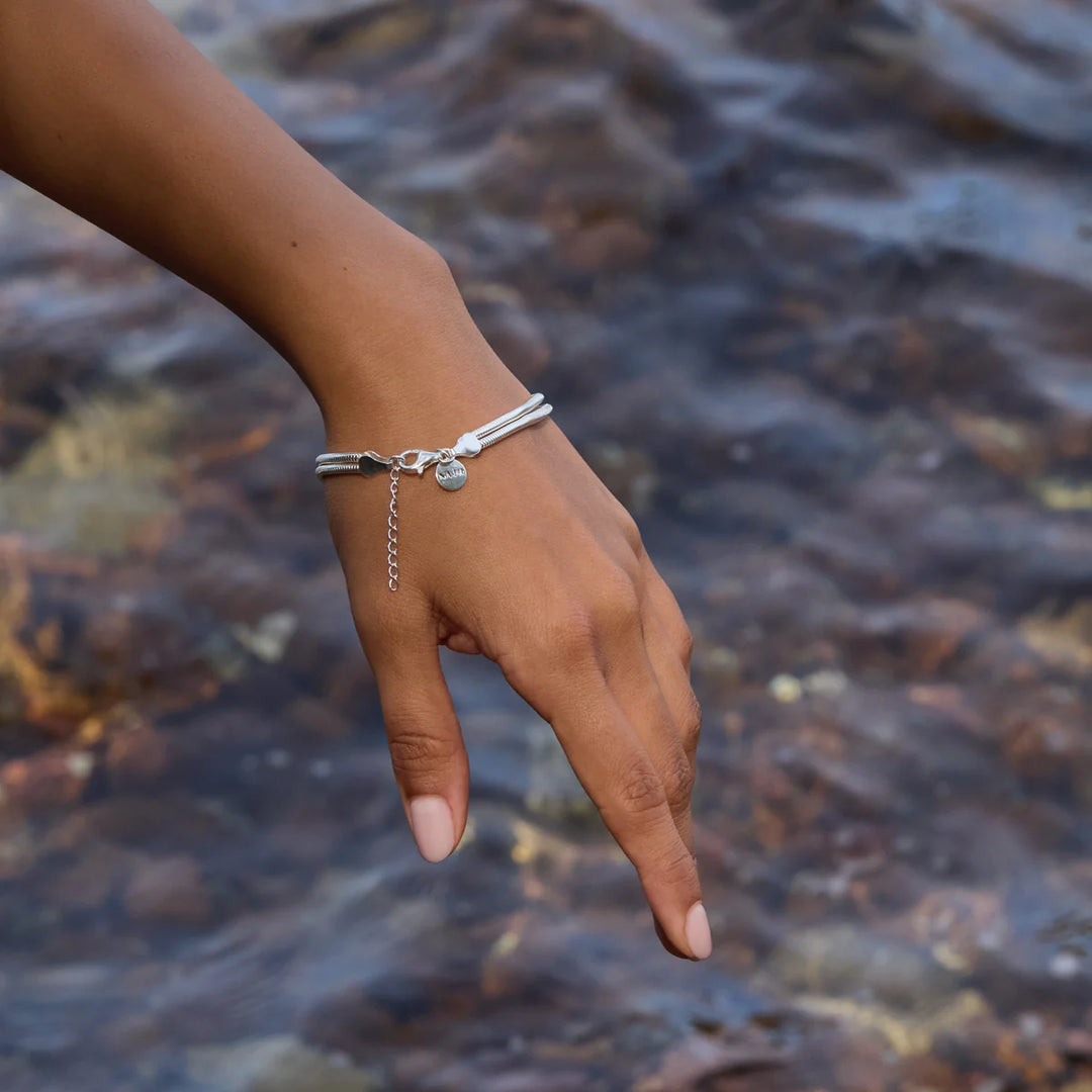 Najo Serenade Silver 18.5cm Bracelet (+3cm extension)