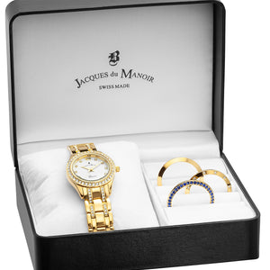 Jacques Du Manoir Royal 30mm Stainless Steel Strap Gift Box Watch