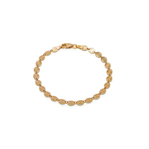 Gold Plated Sunburst Chain Bracelet