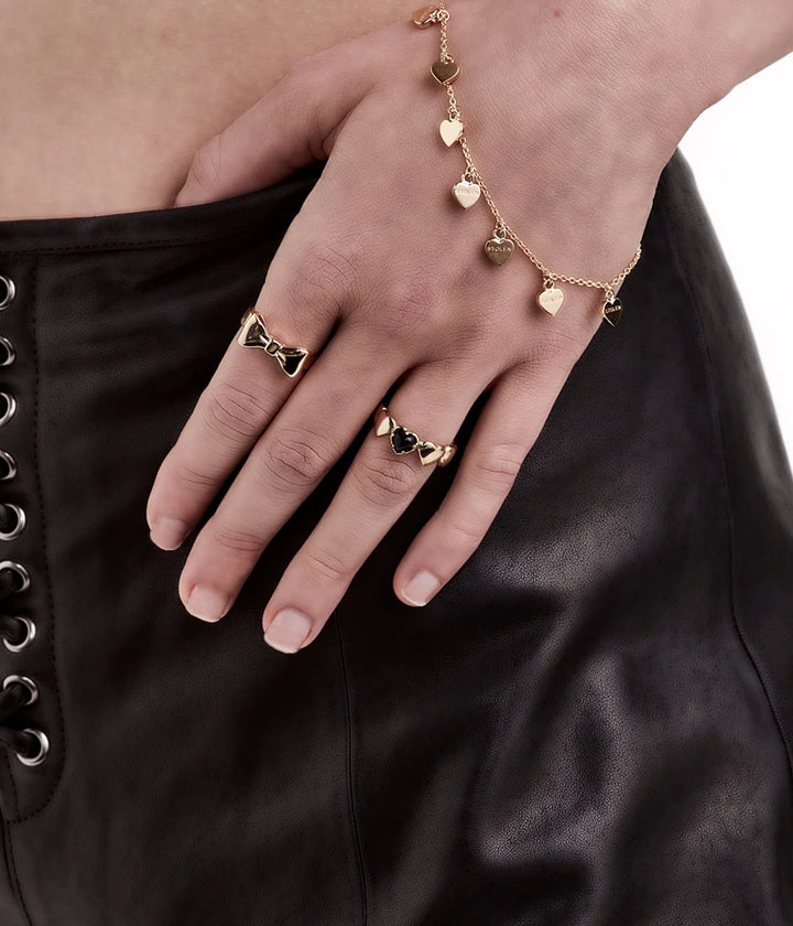 Stolen Gold Plated Bow Ring