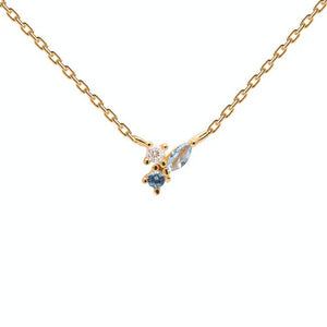 Gold Plated Atelier Midnight Blue Necklace