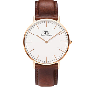 Daniel Wellington Classic St Mawes White & Rose Gold 40mm