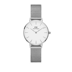 Daniel Wellington Petite Sterling Silver & White 28mm