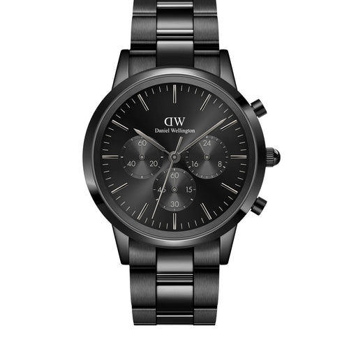 Daniel Wellington Iconic Chronograph Link Onyx Black 42mm