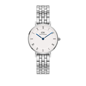 Daniel Wellington Petite Roman Numeral 5-Link Silver 28mm