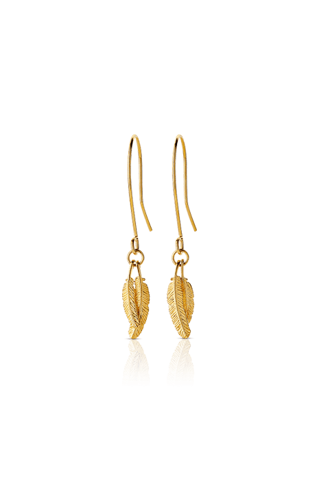 Boh Runga Gold Plated Mini Duo Miromiro Earrings