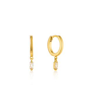 Ania Haie Gold Glow Huggie Hoops