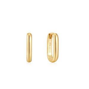 Ania Haie Gold Oval Hoops