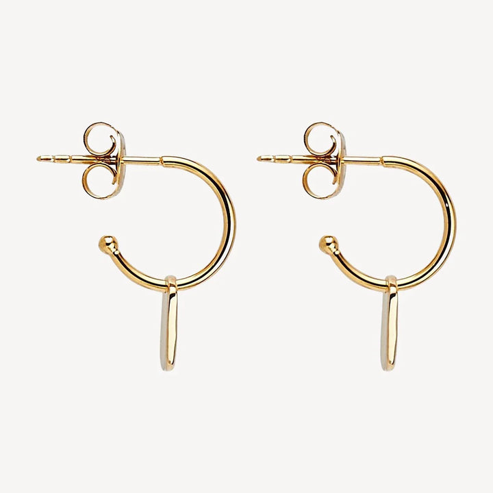 Najo Tigger Yellow Gold Earring