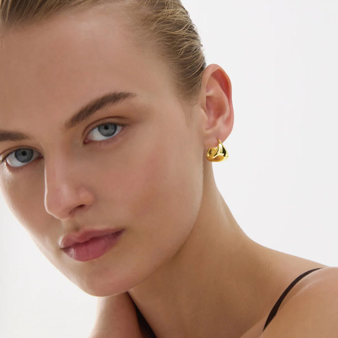 Najo Morning Echo Gold Hoop Earrings