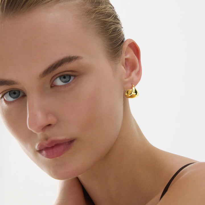 Najo Morning Echo Gold Hoop Earrings