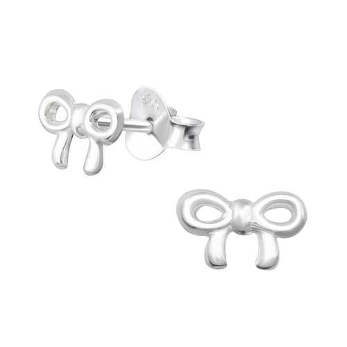 ARGENTO MINI BOW STUDS