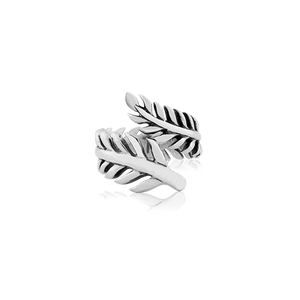 EVOLVE FOREVER FERN SILVER RING