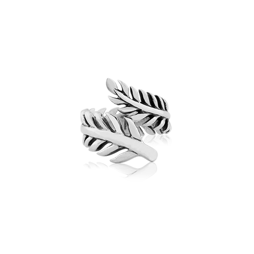 EVOLVE FOREVER FERN SILVER RING