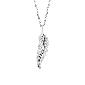 EVOLVE STATEMENT FOREVER FERN SILVER NECKLACE