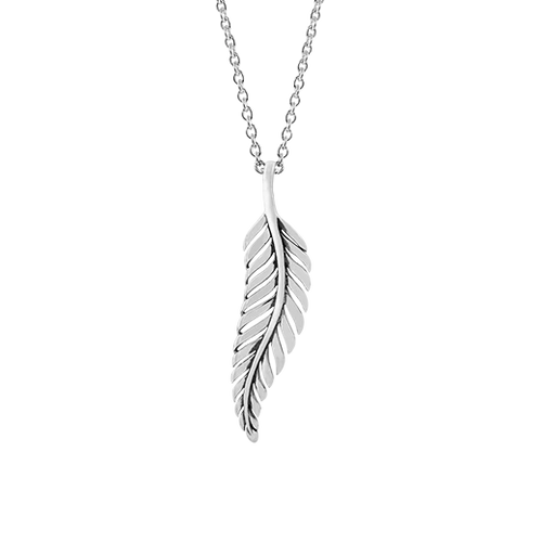 EVOLVE STATEMENT FOREVER FERN SILVER NECKLACE