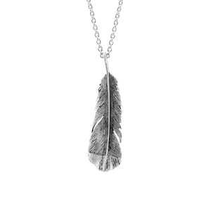 EVOLVE STATEMENT HUIA SILVER NECKLACE