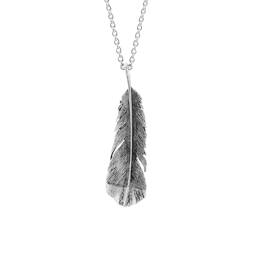 EVOLVE STATEMENT HUIA SILVER NECKLACE