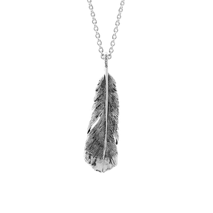 EVOLVE HUIA SILVER NECKLACE