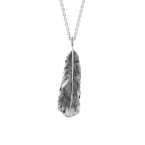 EVOLVE HUIA SILVER NECKLACE