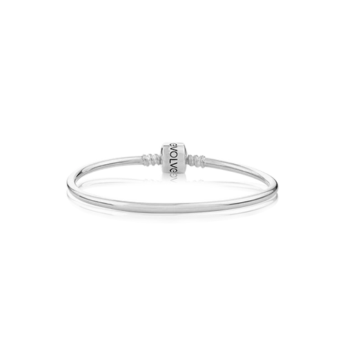 EVOLVE SILVER CLASSIC BANGLE 21CM