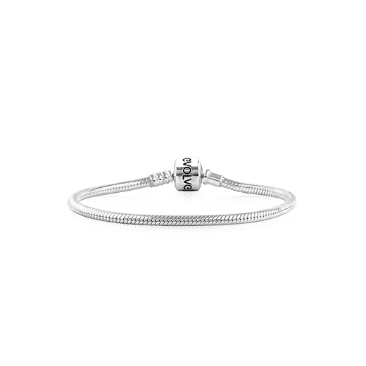 Evolve Silver Signature Bracelet 19cm