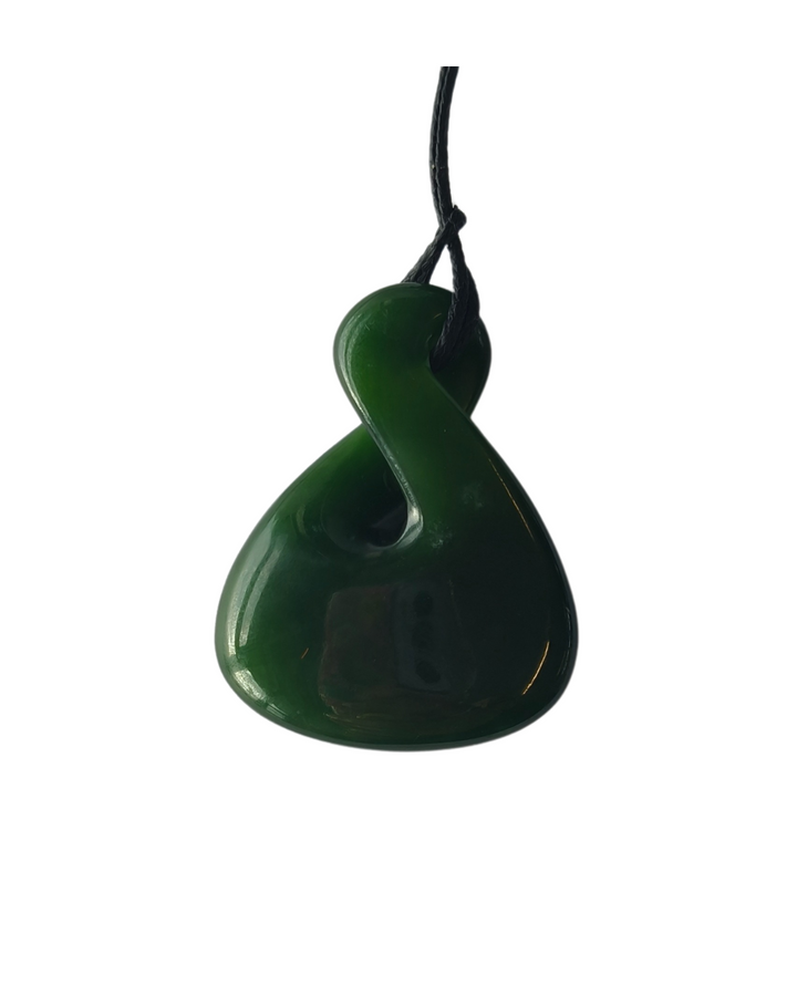 New Zealand Greenstone - Kumara / Single Twist - 40mm x 30mm