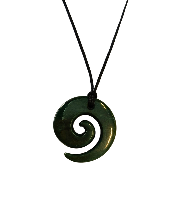 New Zealand Greenstone - Koru - 30mm