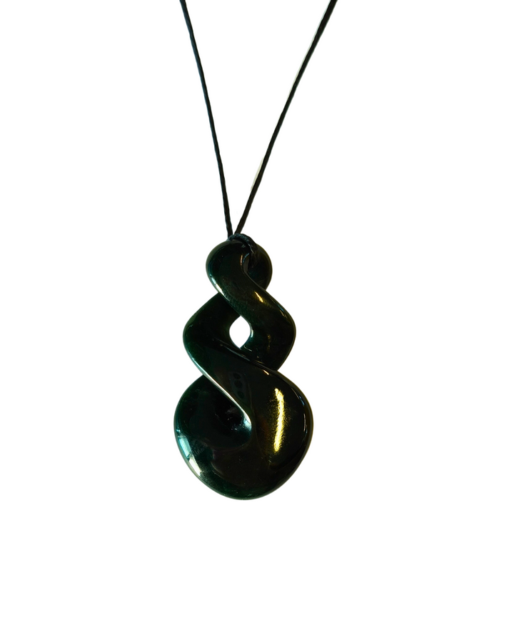 New Zealand Greenstone - Kumara / Double Twist 45mm