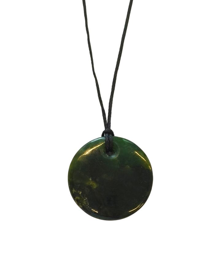 New Zealand Greenstone - Medium Circle 30mm