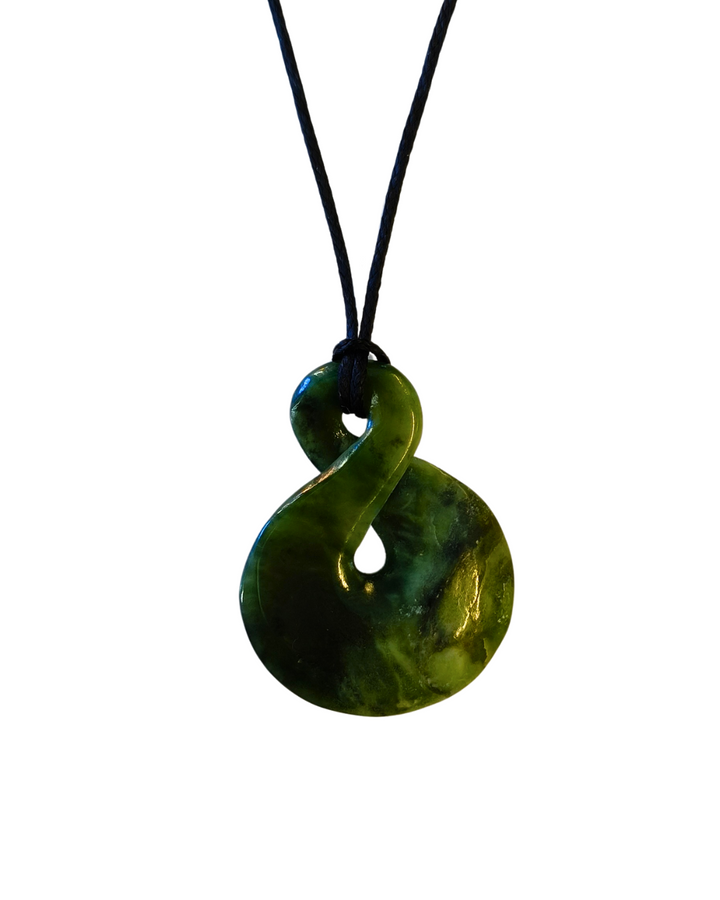 New Zealand Greenstone - Medium Single Twist 35mm