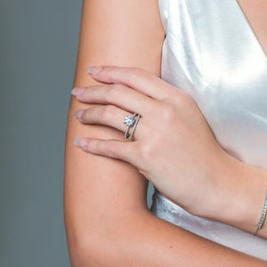 Georgini Iconic Bridal Francesca Silver Band