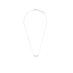 DIAMONDS BY GEORGINI SIX NATURAL DIAMOND LINK NECKLACE SILVER