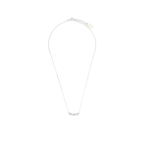 DIAMONDS BY GEORGINI SIX NATURAL DIAMOND LINK NECKLACE SILVER