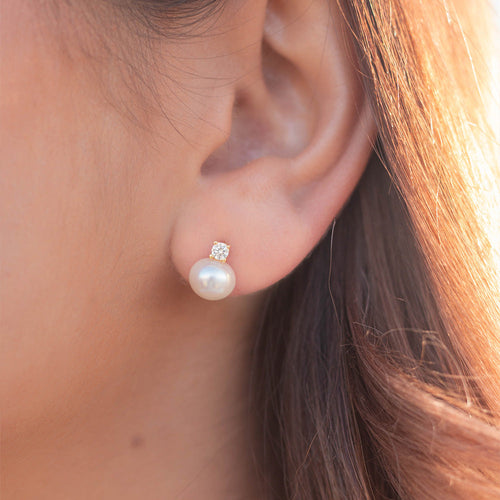 Gold Plated Oceans Noosa Freshwater Pearl Earrings